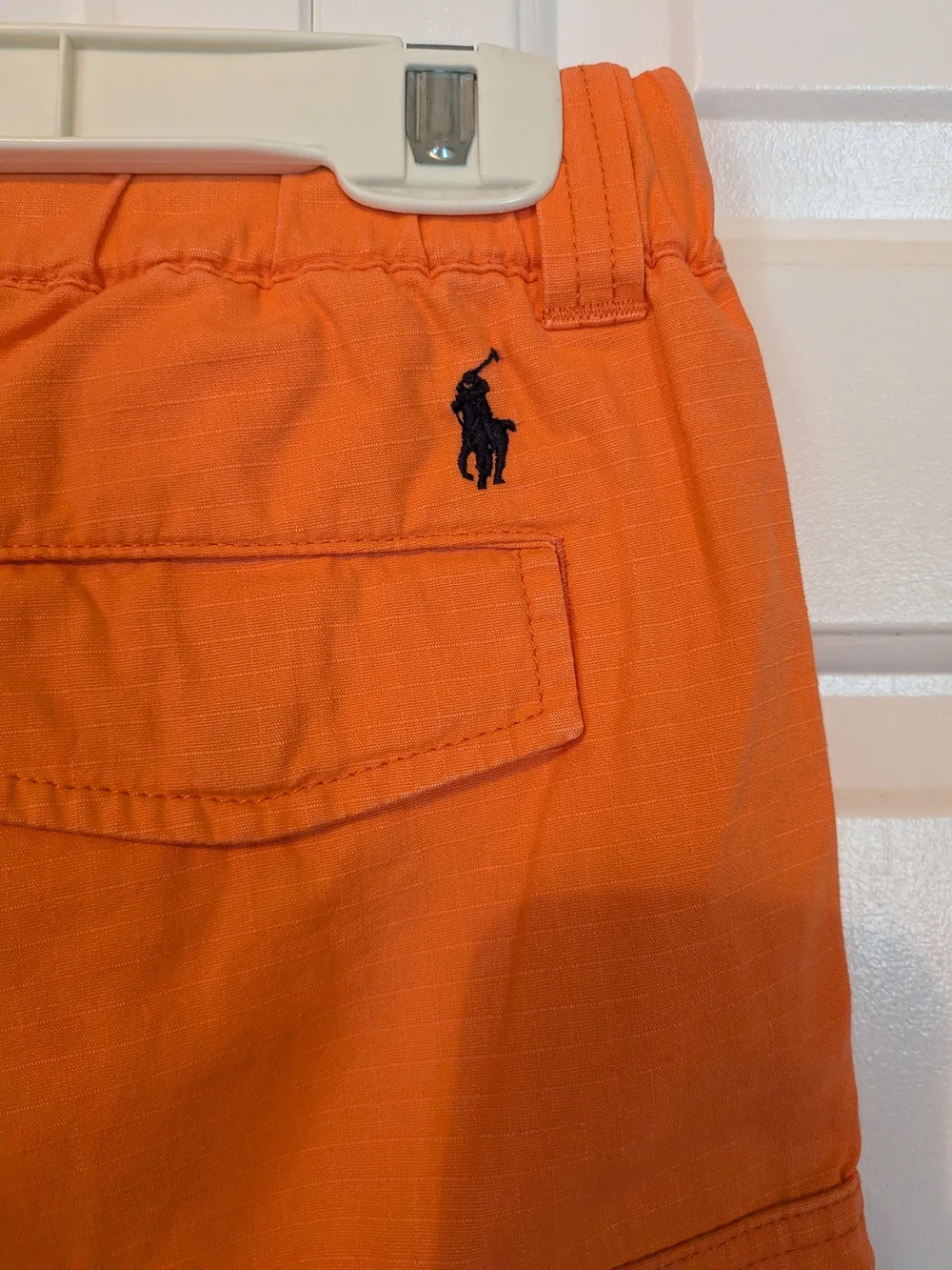 NWT Polo Ralph Lauren Youth Boys Size 16 Bright Orange Cargo Shorts